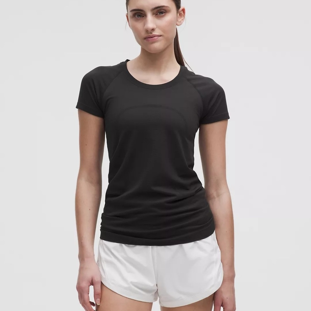 Lululemon Swiftly Tech Short Sleeve Shirt 2.0, Black, Size 10